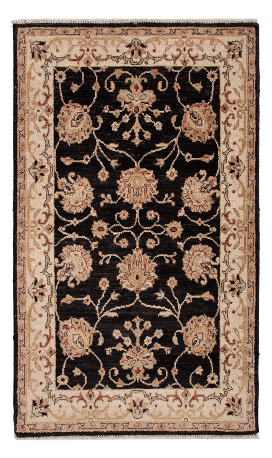 Ziegler Teppich - 120 x 80 cm - schwarz