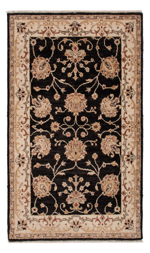 Ziegler Teppich - 120 x 80 cm - schwarz