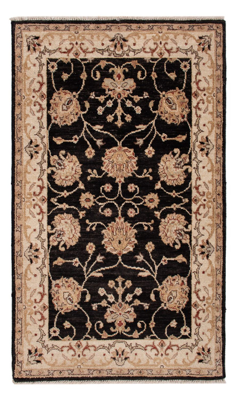 Ziegler Teppich - 120 x 80 cm - schwarz