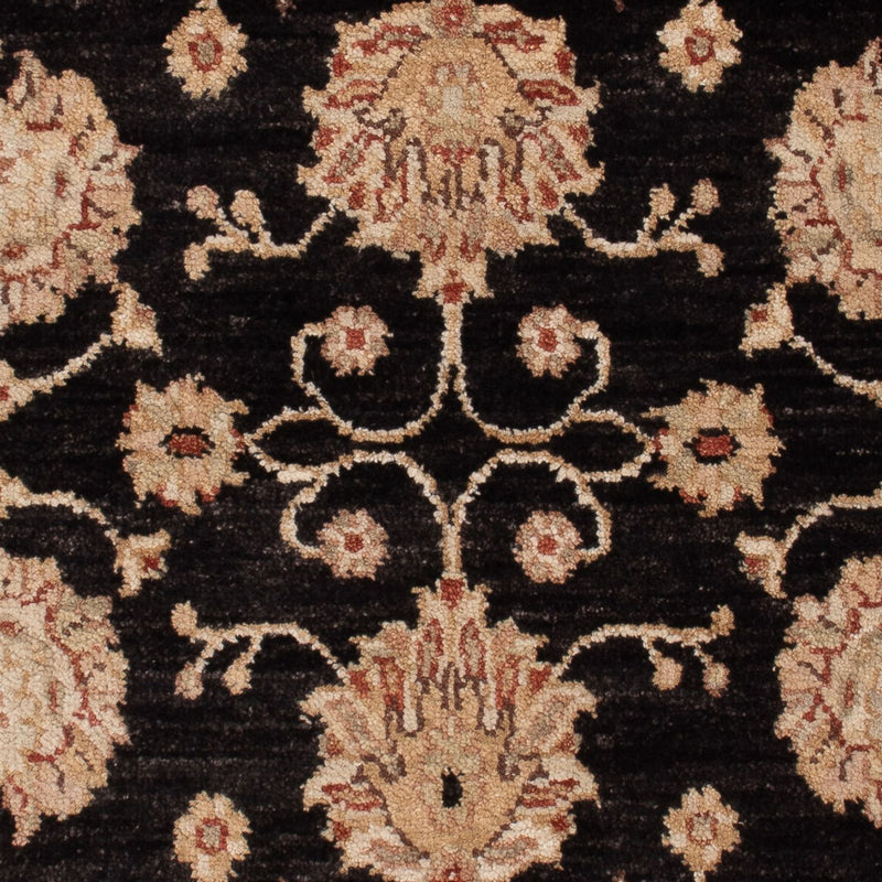 Ziegler Teppich - 120 x 80 cm - schwarz