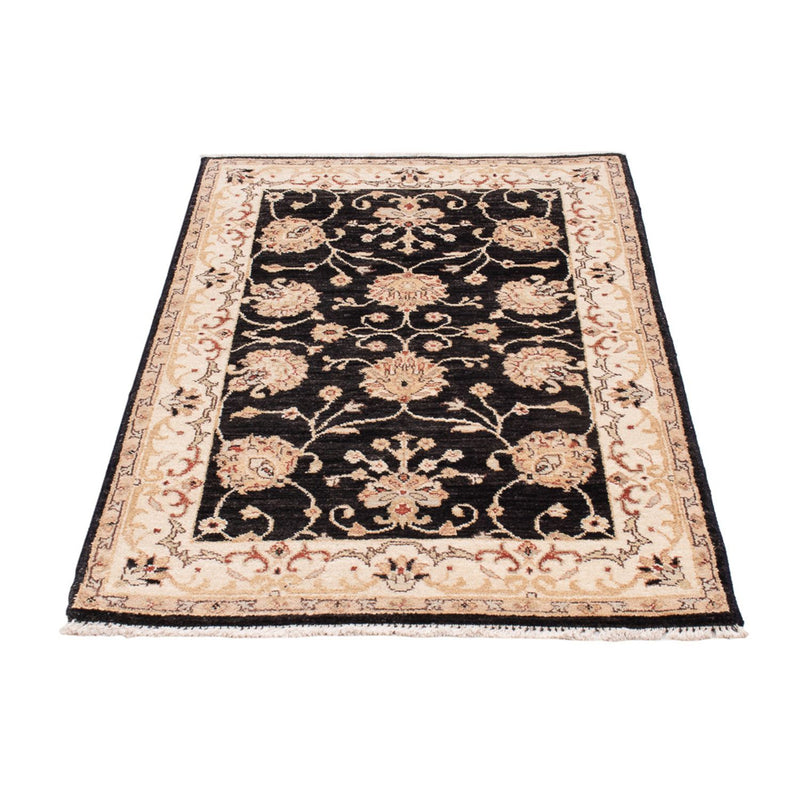 Ziegler Teppich - 120 x 80 cm - schwarz