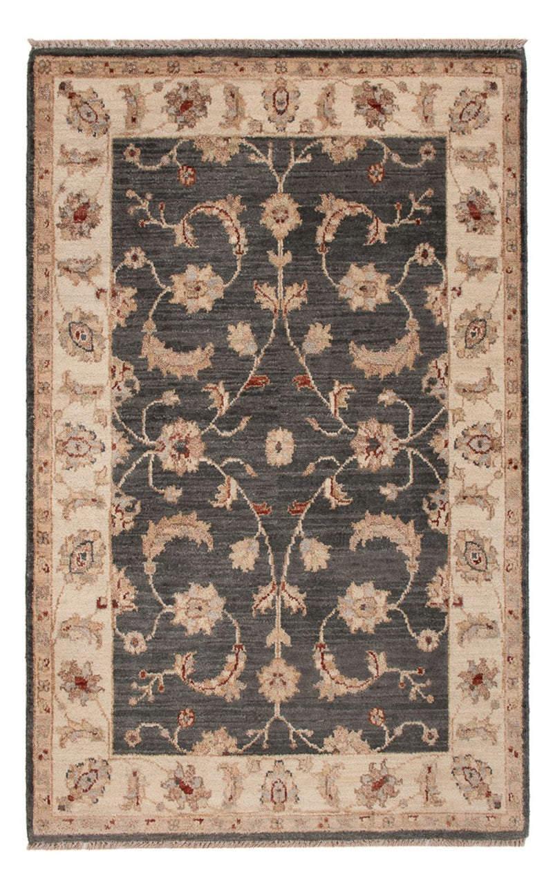 Ziegler Teppich - 120 x 80 cm - schwarz