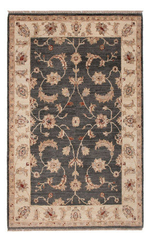 Ziegler Teppich - 120 x 80 cm - schwarz