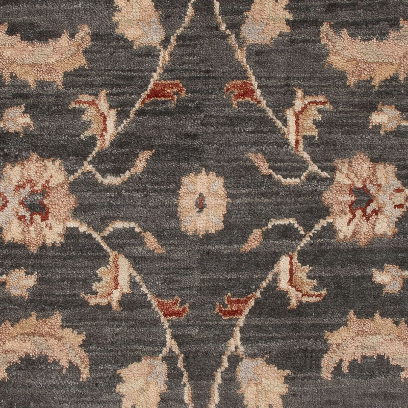 Ziegler Teppich - 120 x 80 cm - schwarz