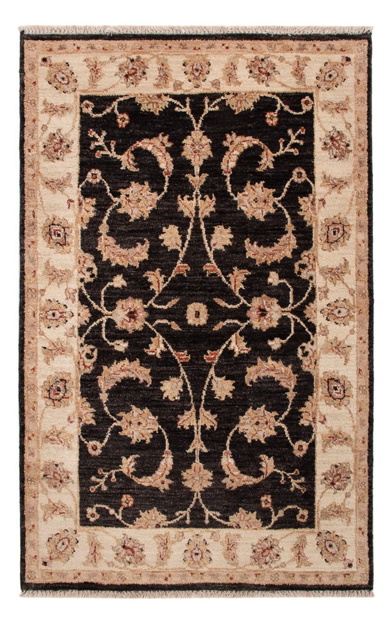 Ziegler Teppich - 120 x 80 cm - schwarz