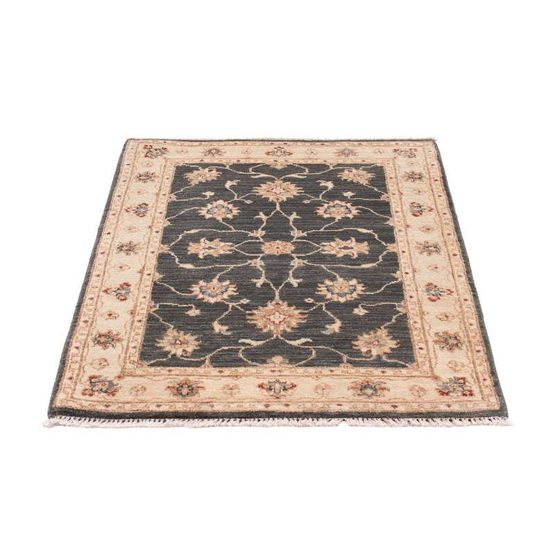 Ziegler Teppich - 120 x 80 cm - schwarz
