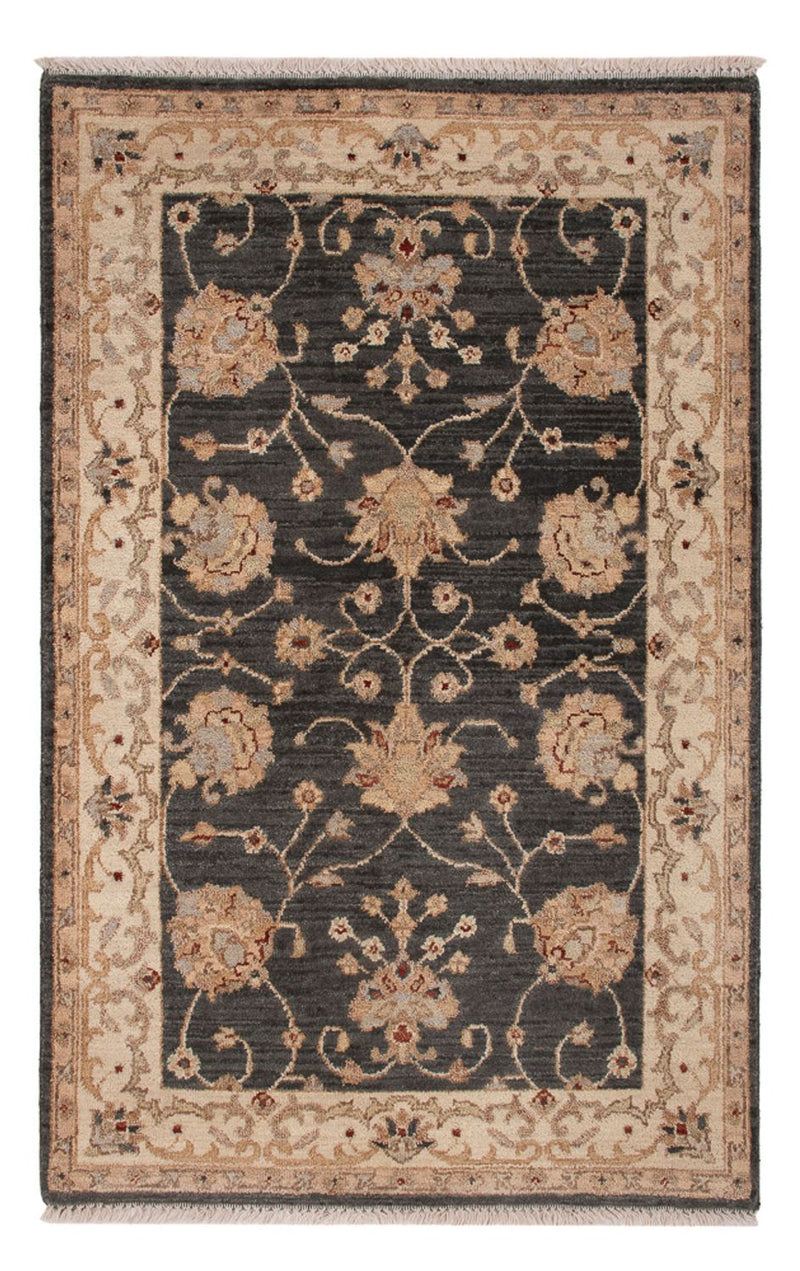 Ziegler Teppich - 120 x 80 cm - schwarz