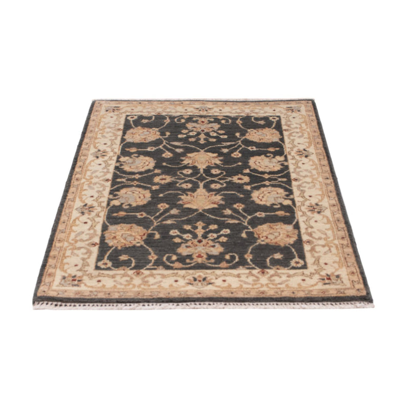 Ziegler Teppich - 120 x 80 cm - schwarz