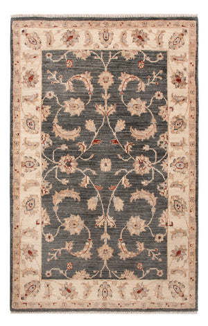 Ziegler Teppich - 120 x 80 cm - schwarz