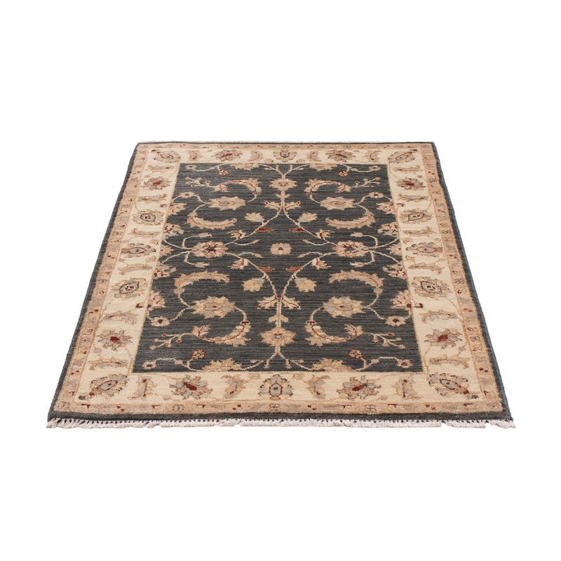 Ziegler Teppich - 120 x 80 cm - schwarz