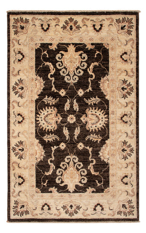 Ziegler Teppich - 119 x 76 cm - schwarz