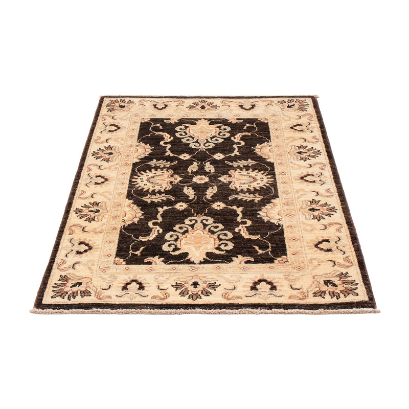 Ziegler Teppich - 119 x 76 cm - schwarz