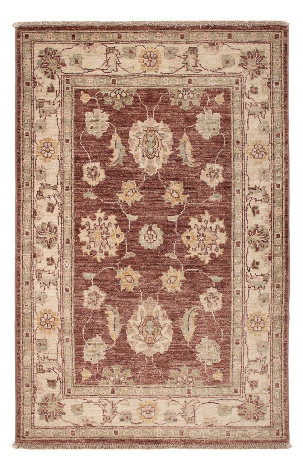 Ziegler Teppich - 121 x 77 cm - braun