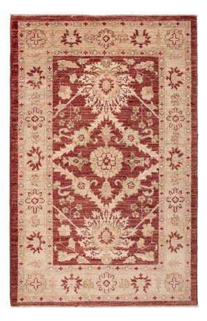 Ziegler Teppich - 129 x 82 cm - bordeauxrot