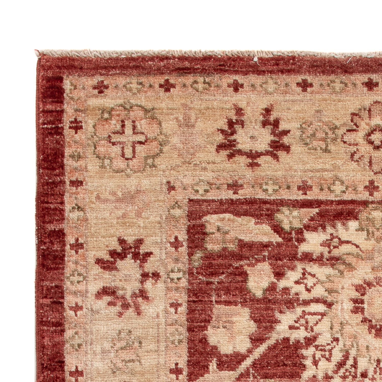 Ziegler Teppich - 129 x 82 cm - bordeauxrot