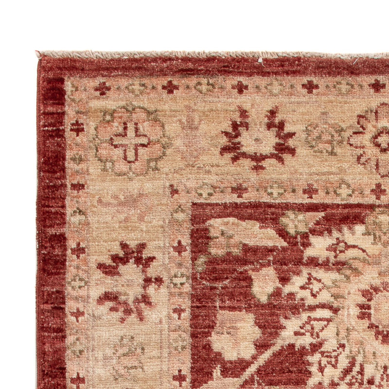 Ziegler Teppich - 129 x 82 cm - bordeauxrot