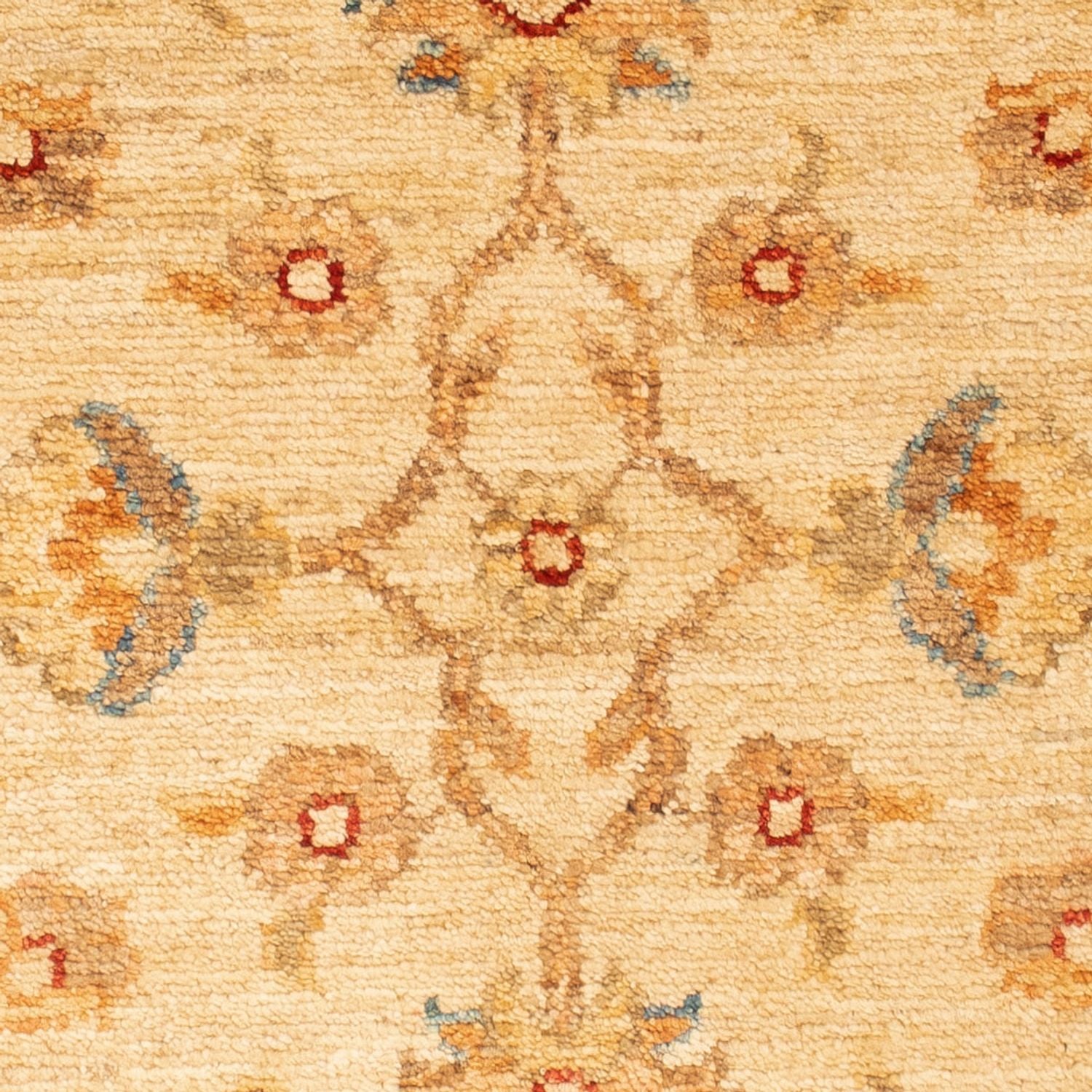Ziegler Teppich - 88 x 61 cm - beige