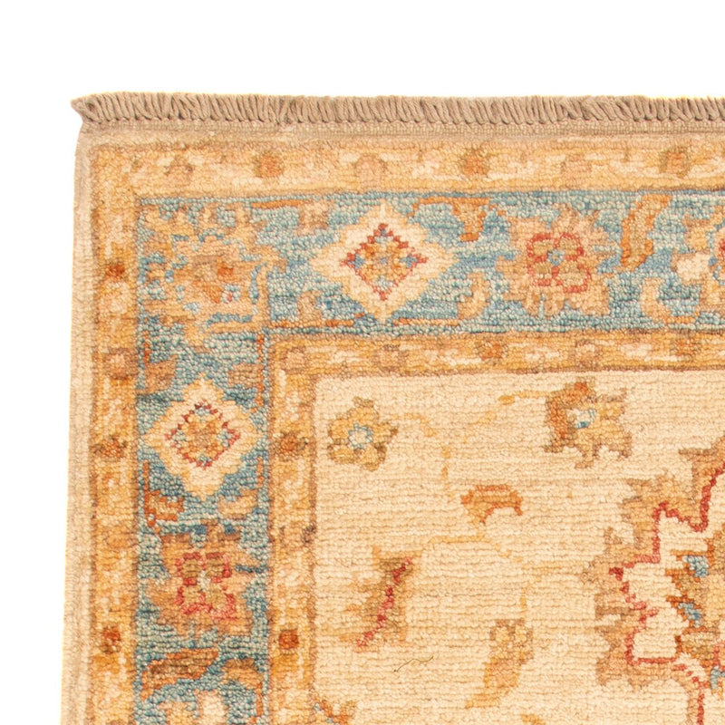 Ziegler Teppich - 92 x 63 cm - beige