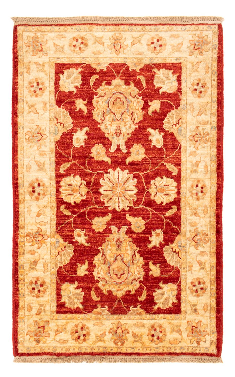 Ziegler Teppich - 92 x 59 cm - rot