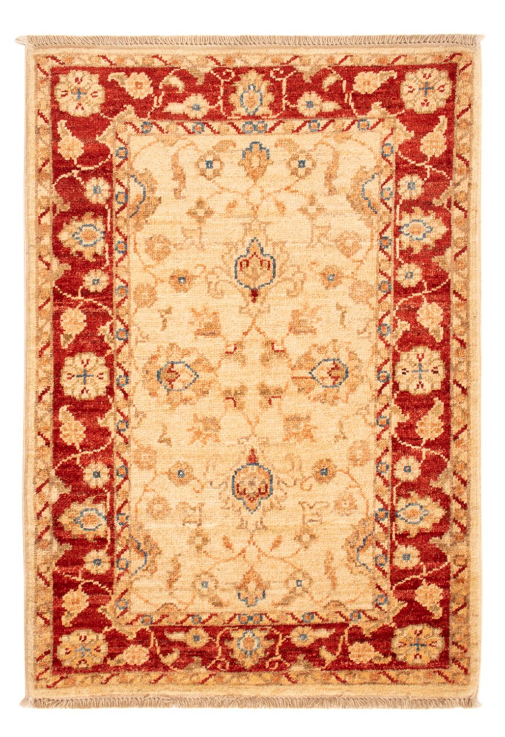 Ziegler Teppich - 89 x 62 cm - beige