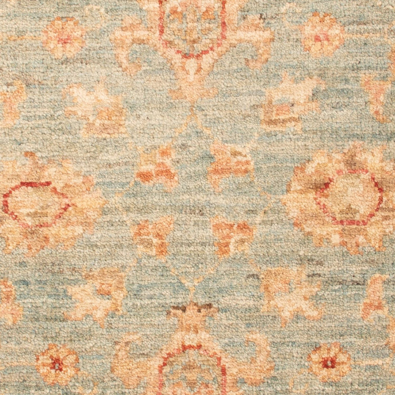 Ziegler Teppich - 89 x 64 cm - hellblau