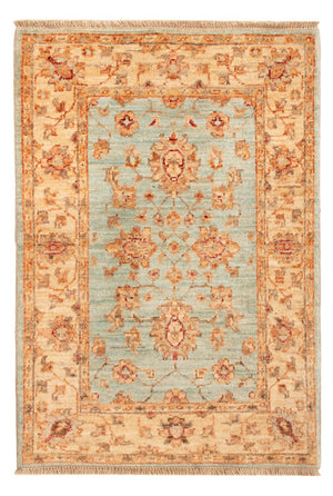 Ziegler Teppich - 91 x 63 cm - hellblau