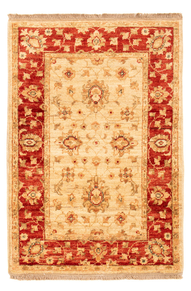 Ziegler Teppich - 89 x 61 cm - beige
