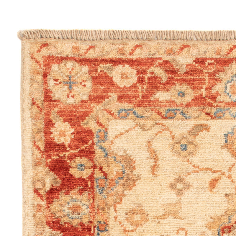 Ziegler Teppich - 85 x 58 cm - beige