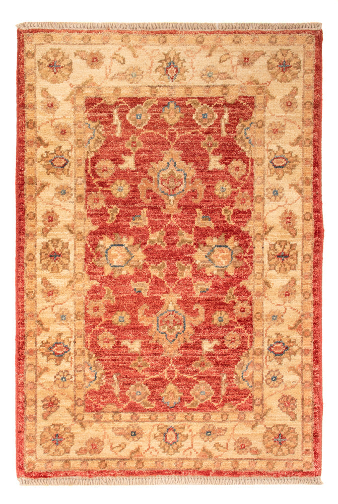 Ziegler Teppich - 90 x 61 cm - rot