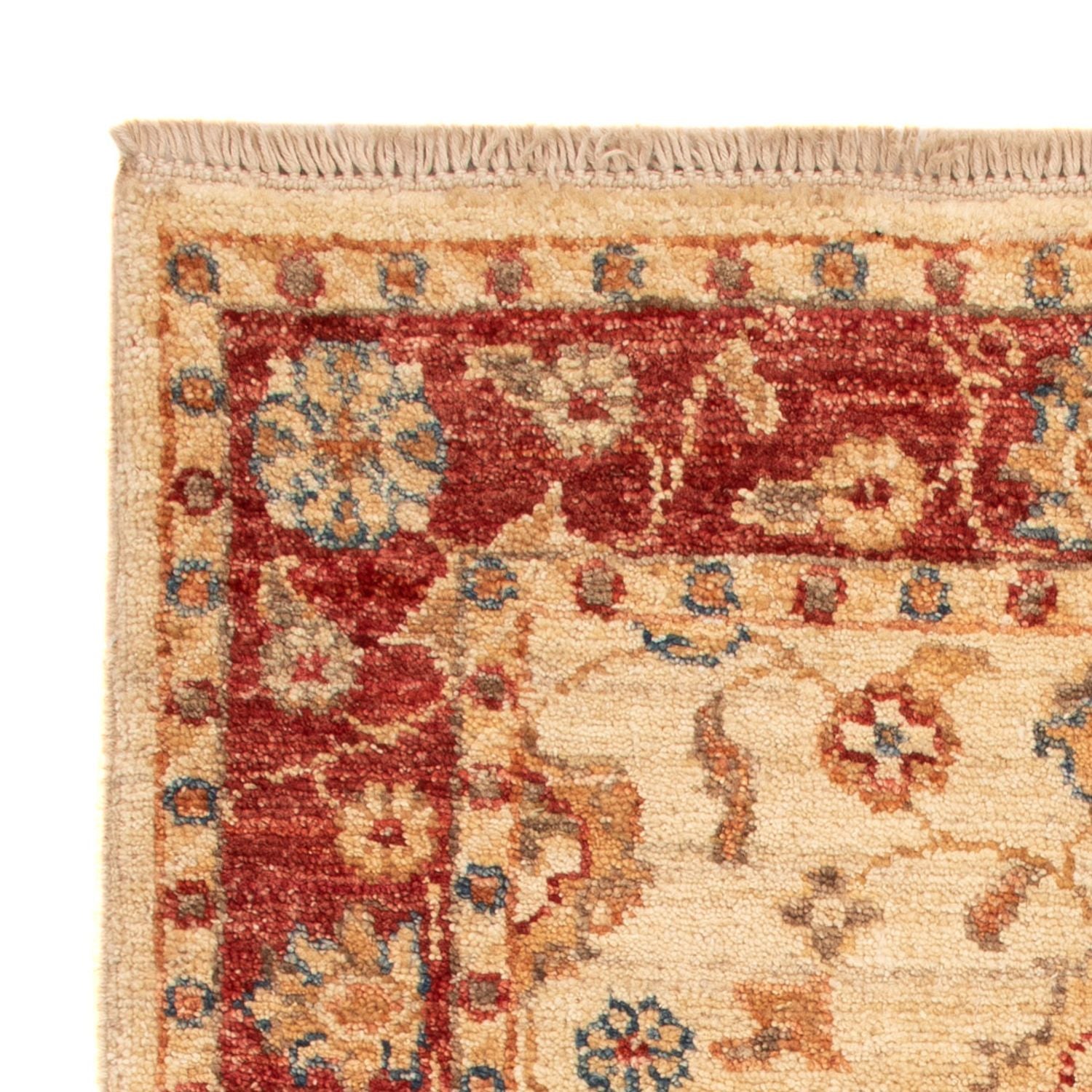 Ziegler Teppich - 88 x 61 cm - beige