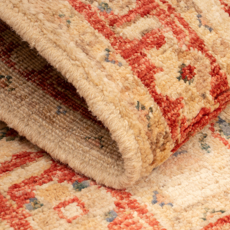 Ziegler Teppich - 95 x 63 cm - beige
