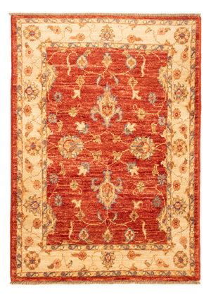 Ziegler Teppich - 90 x 64 cm - rot