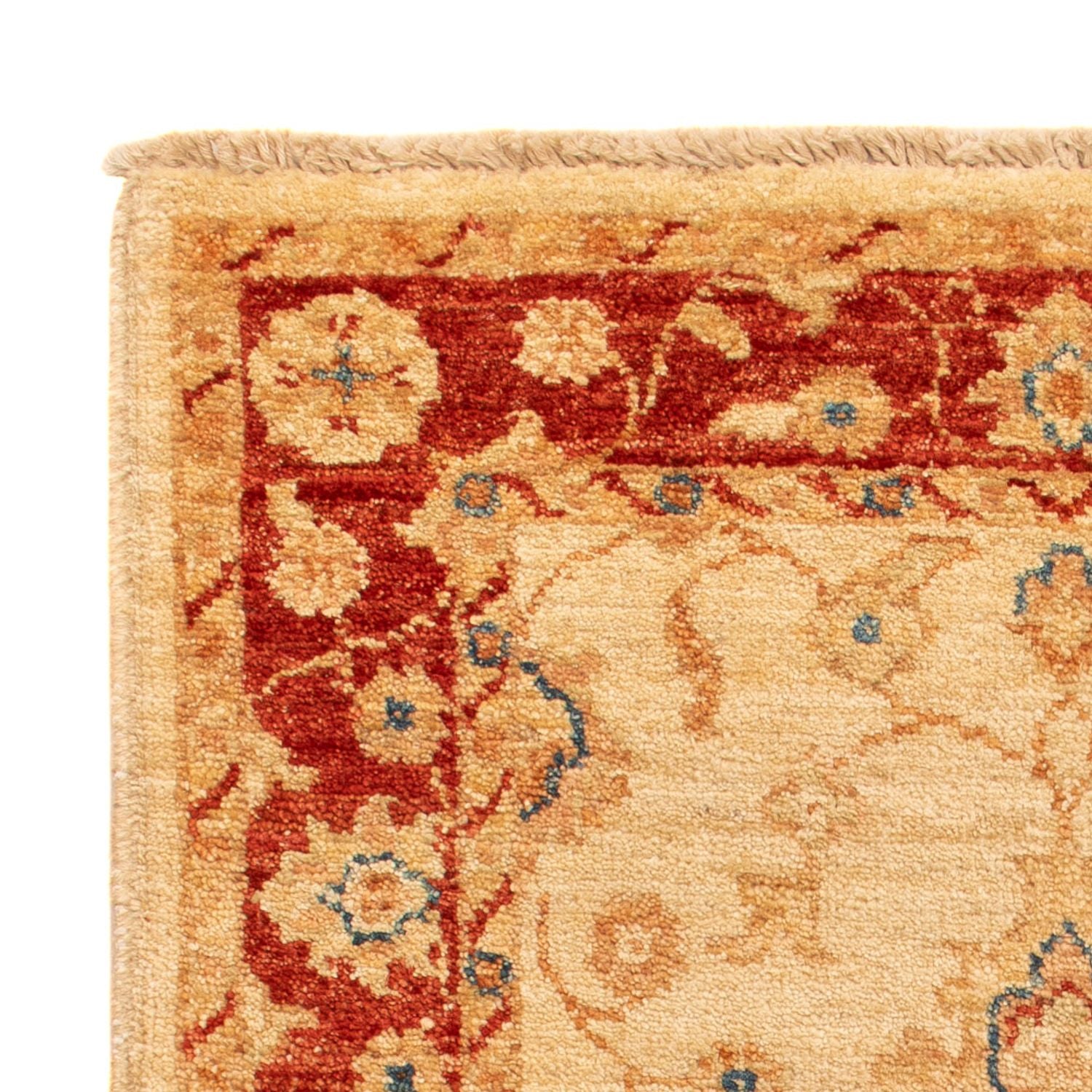 Ziegler Teppich - 90 x 60 cm - beige