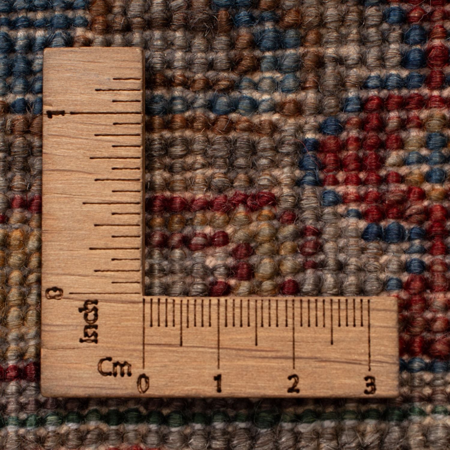 Ziegler Teppich - 97 x 62 cm - grau