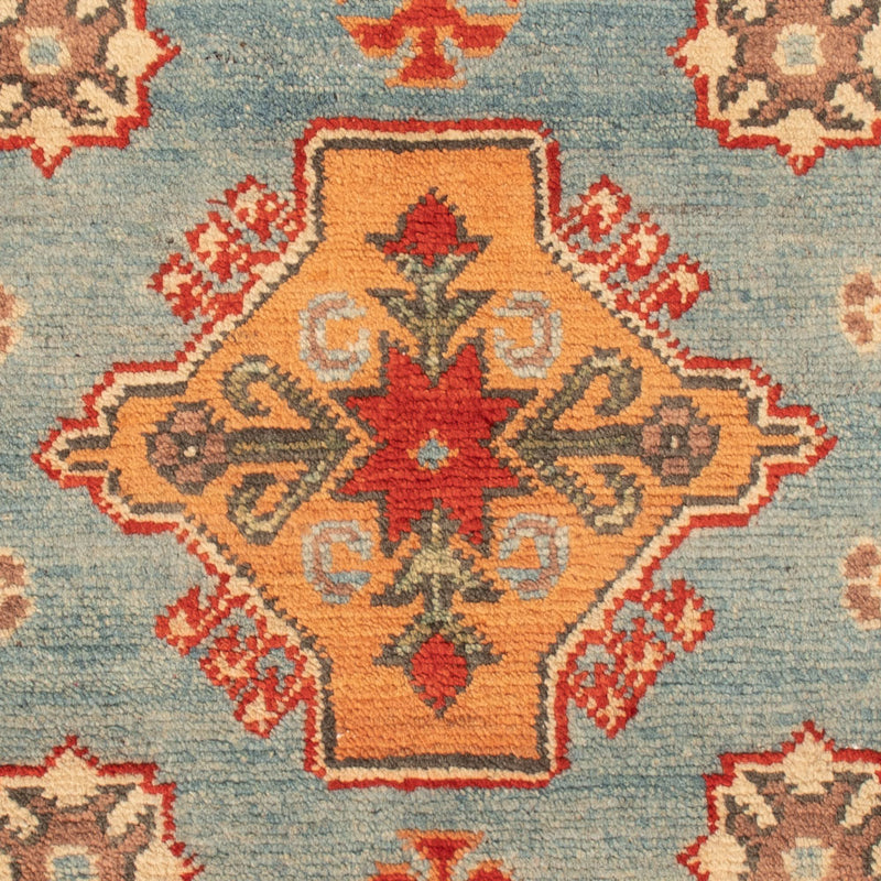 Ziegler Teppich - Kazak - 88 x 59 cm - hellblau