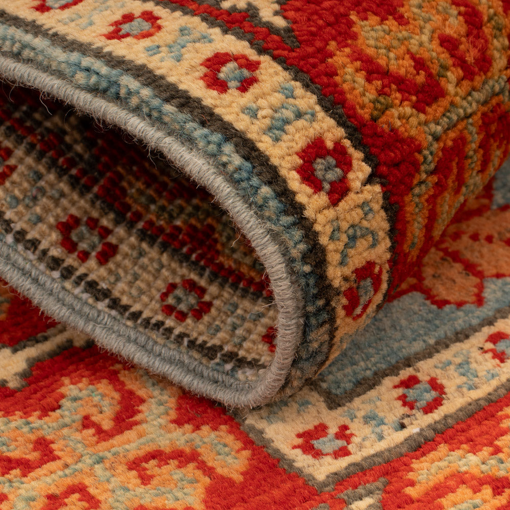Ziegler Teppich - Kazak - 88 x 59 cm - hellblau