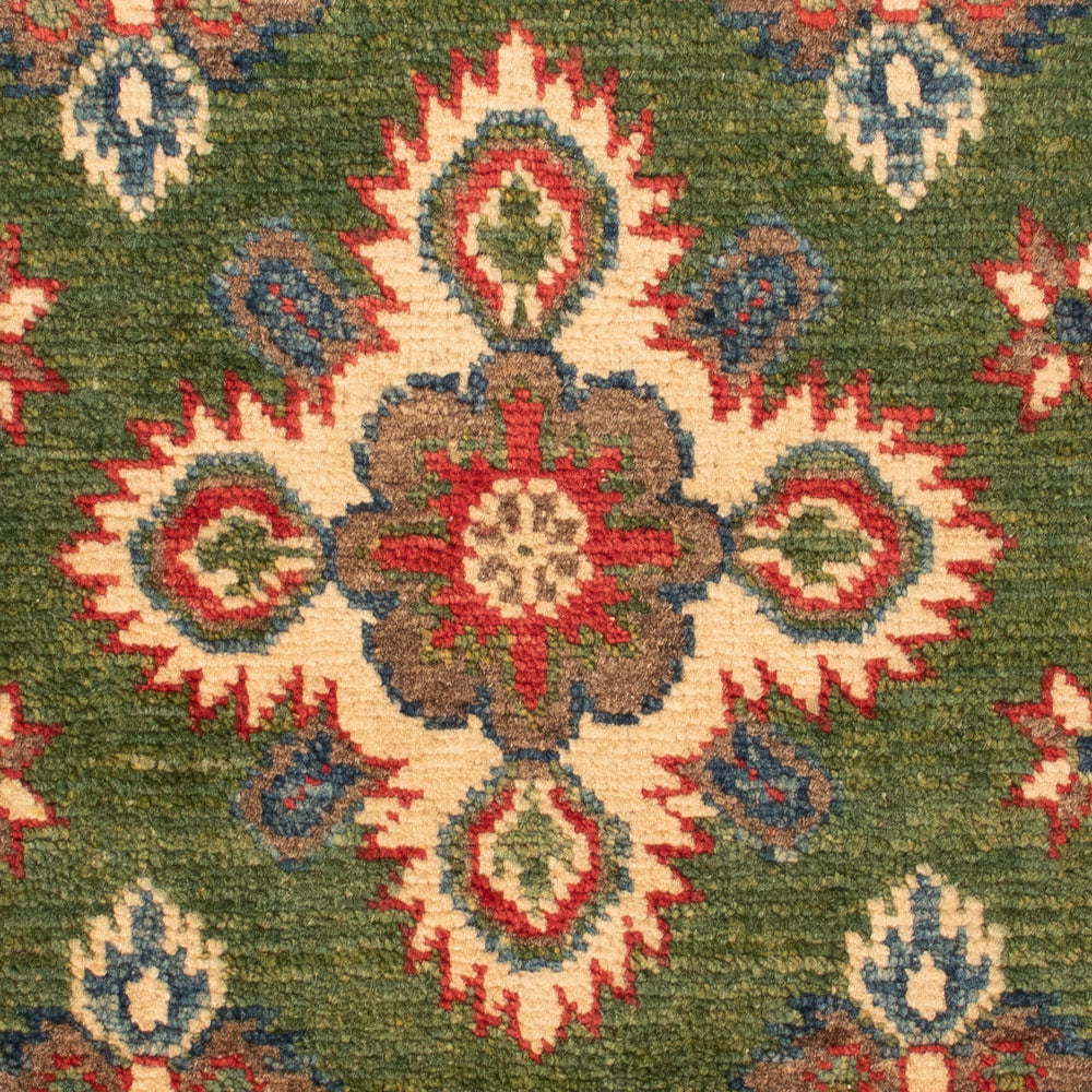 Ziegler Teppich - Kazak - 86 x 60 cm - grün