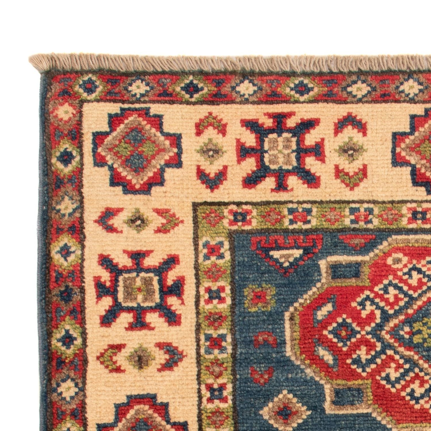 Ziegler Teppich - Kazak - 90 x 64 cm - blau