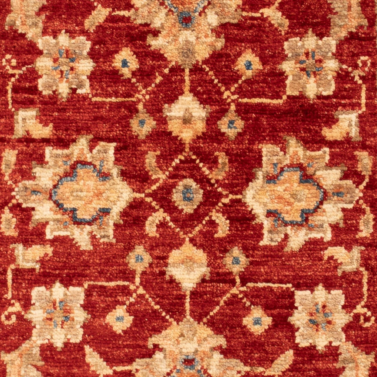 Ziegler Teppich - 90 x 60 cm - bordeauxrot