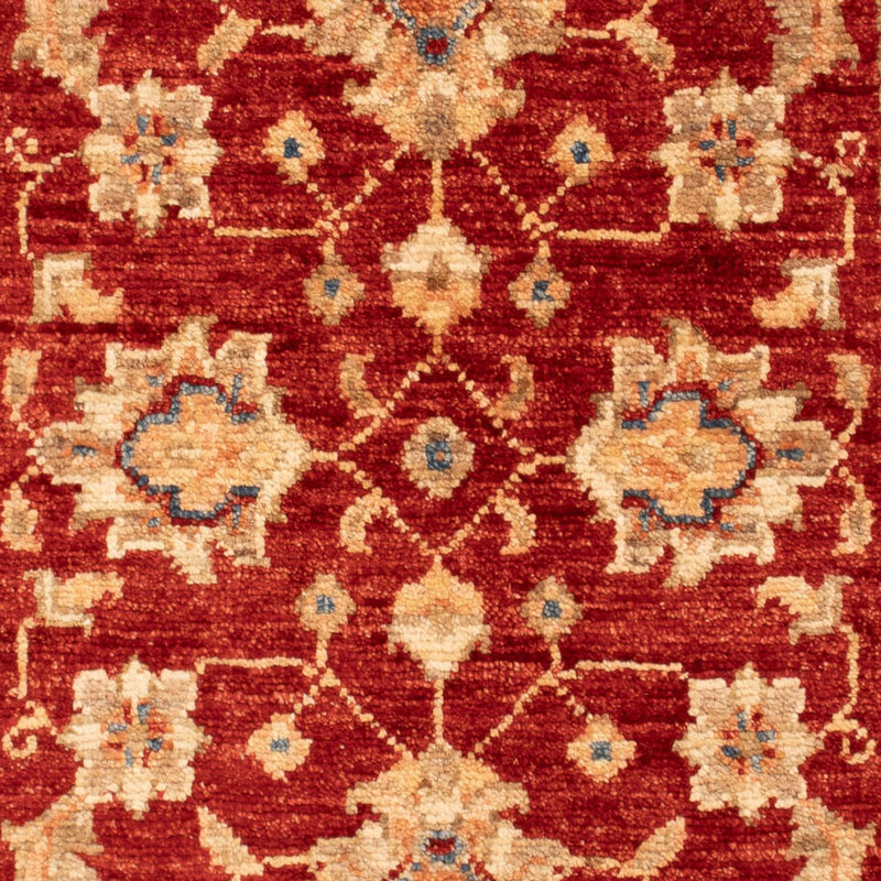 Ziegler Teppich - 90 x 60 cm - bordeauxrot