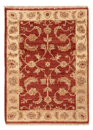 Ziegler Teppich - 90 x 60 cm - bordeauxrot