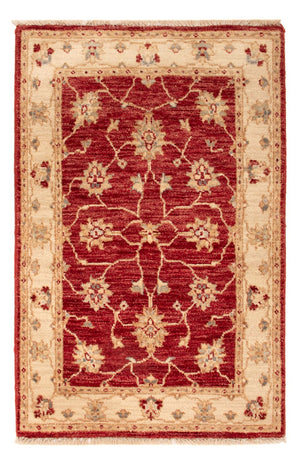 Ziegler Teppich - 90 x 60 cm - bordeauxrot