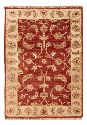 Ziegler Teppich - 90 x 60 cm - bordeauxrot
