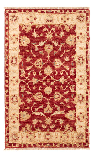 Ziegler Teppich - 90 x 60 cm - bordeauxrot