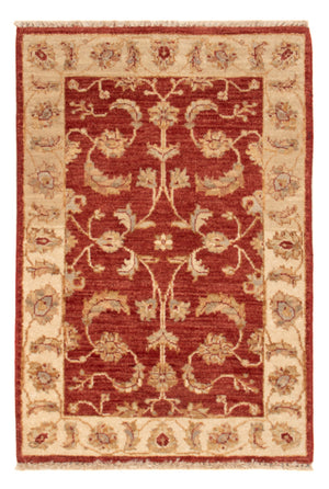 Ziegler Teppich - 90 x 60 cm - bordeauxrot