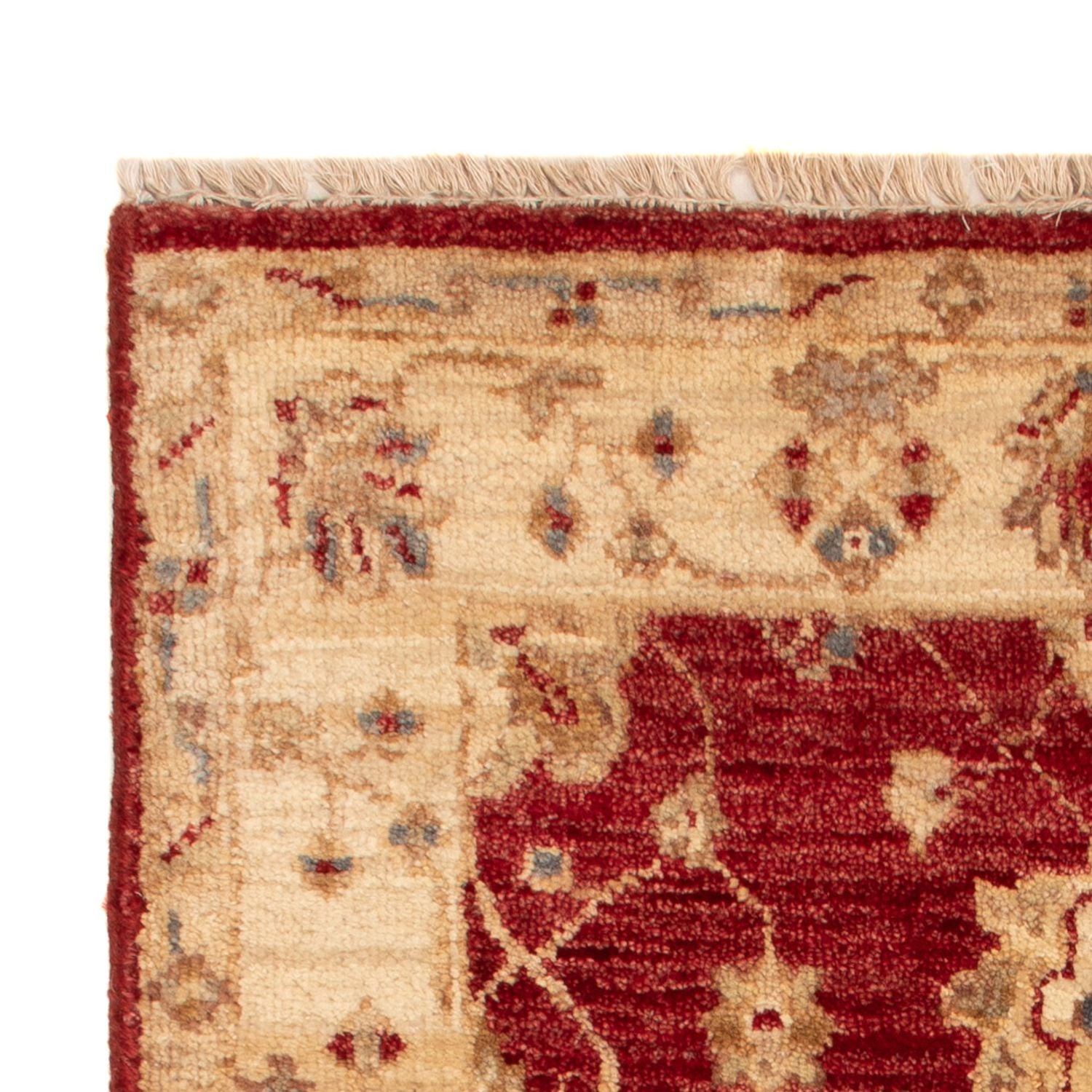 Ziegler Teppich - 90 x 60 cm - bordeauxrot