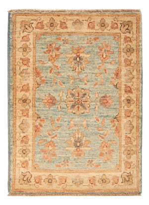 Ziegler Teppich - 74 x 53 cm - hellblau