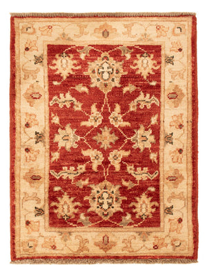 Ziegler Teppich - 70 x 53 cm - bordeauxrot