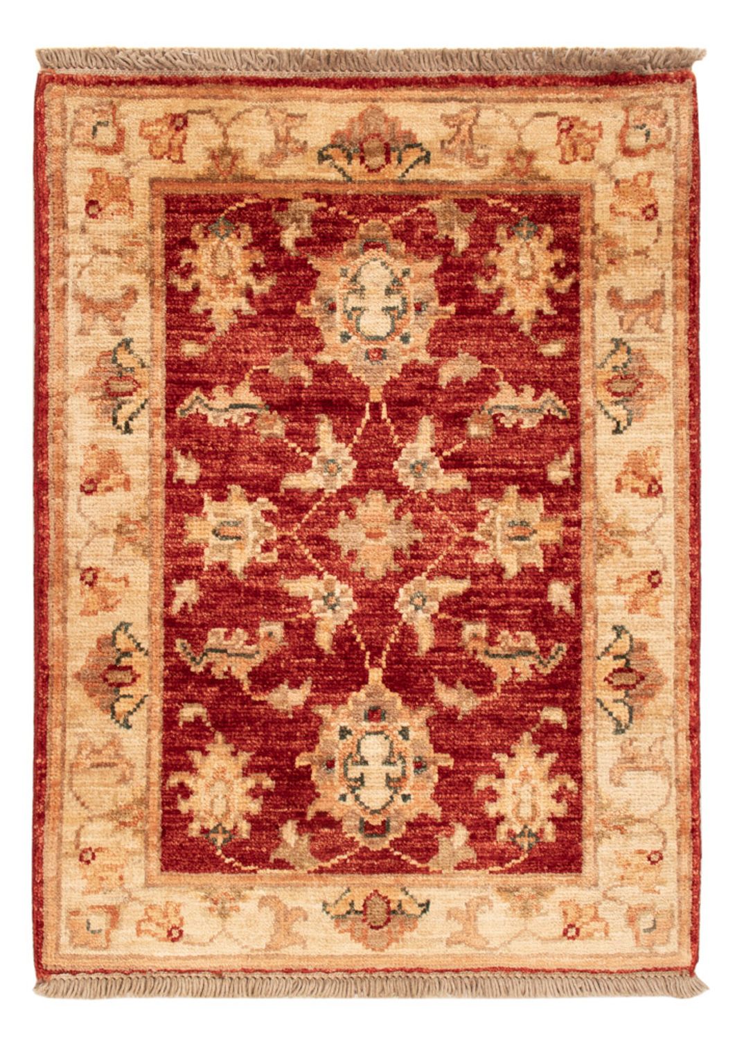 Ziegler Teppich - 67 x 50 cm - rot