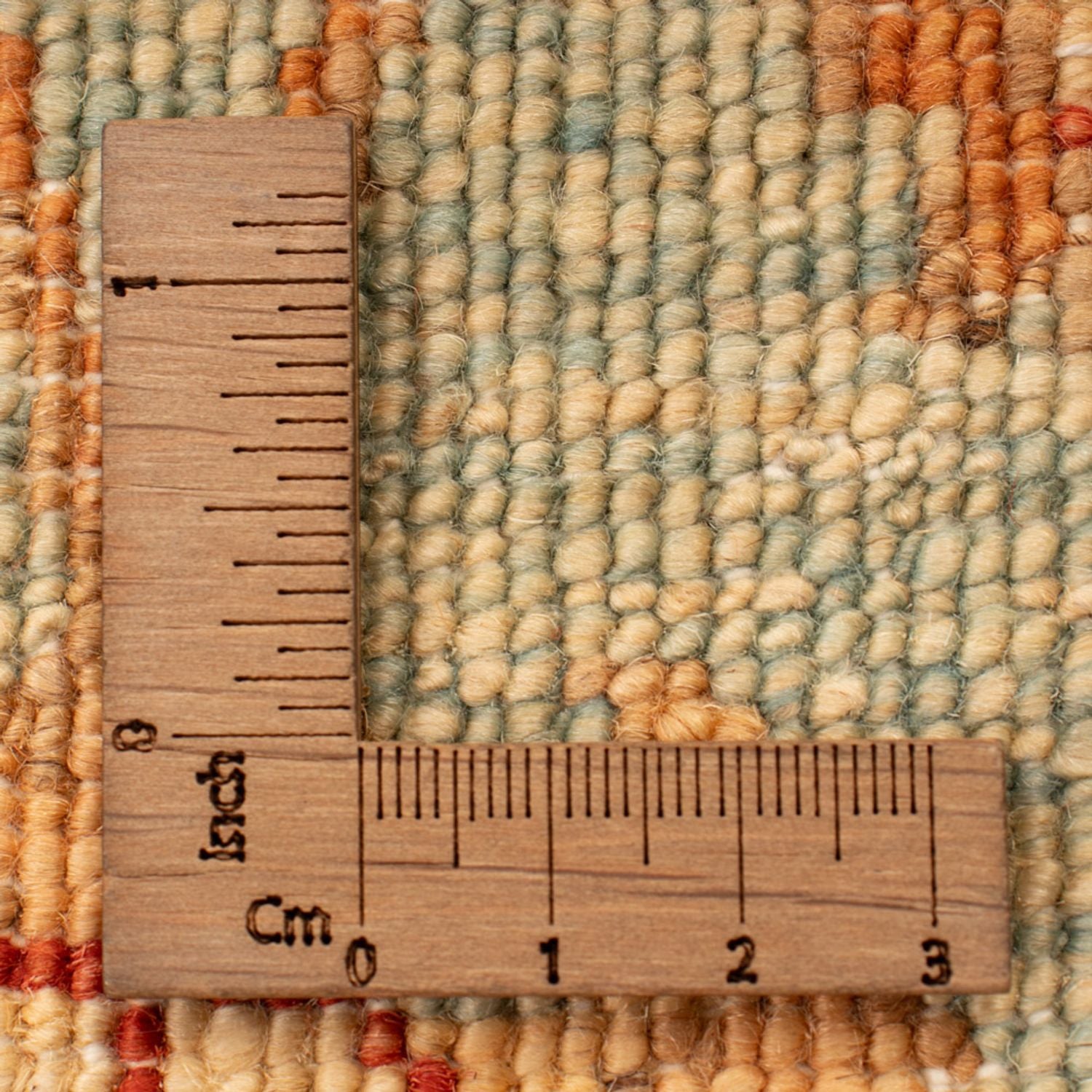 Ziegler Teppich - 64 x 48 cm - türkis